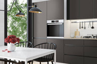 Graphite matte interieurfolie voorbeeld interieur