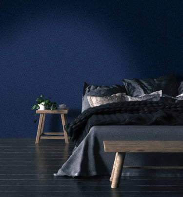 Navy Blue glitter interieurfolie toegepast in interieur