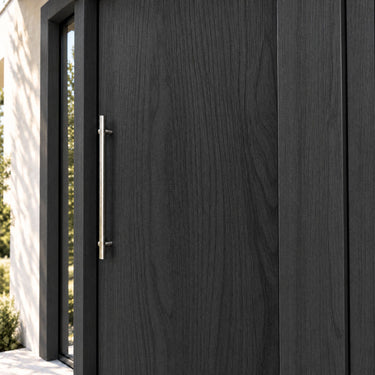 Coal Oak Façade exterieurfolie sfeerbeeld